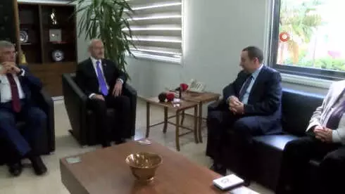 Kılıçdaroğlu, KKTC Maliye Bakanı Denktaş'ı Ziyaret Etti Kılıçdaroğlu, KKTC Maliye Bakanı Denktaş'ı Ziyaret Etti