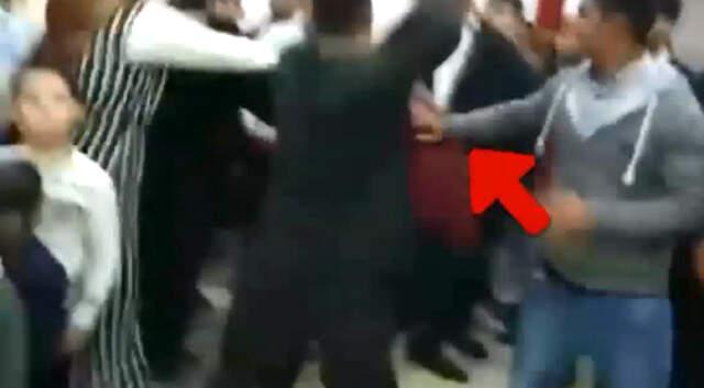 Düğünde Çıkan Halay Başı Kavgasında Tekme ve Yumruklar Havada Uçuştu