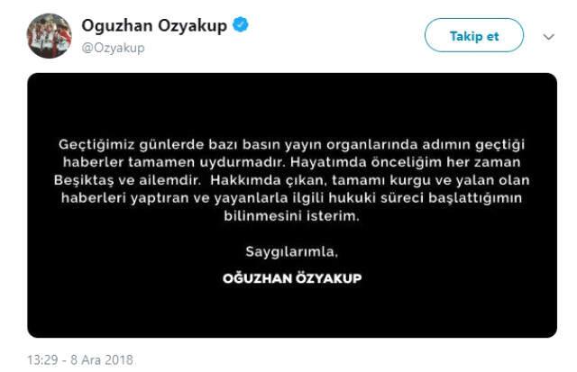 Oğuzhan Özyakup, Eski Sevgilisi Demet Özdemir'i Rahatsız Ettiği İddialarını Yalanladı