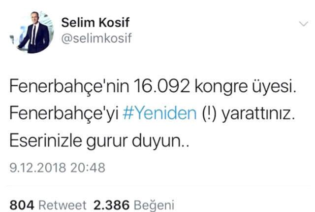 Eski Fenerbahçeli Yöneticiden Akhisar Maçı Sonrası: Eserinizle Gurur Duyun
