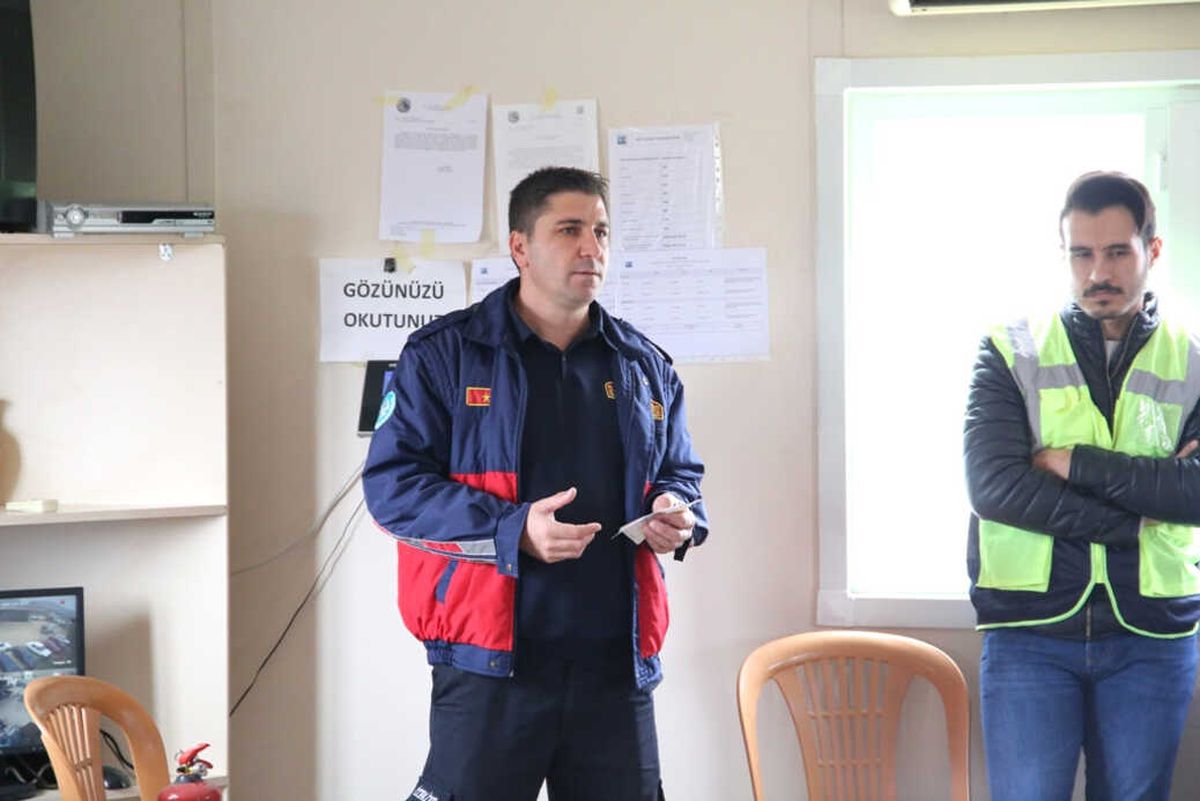 Kula Belediyesi Personeline, Yangın Tatbikatı