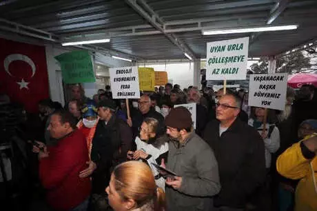Urla'da Taş Ocağı Eylemi