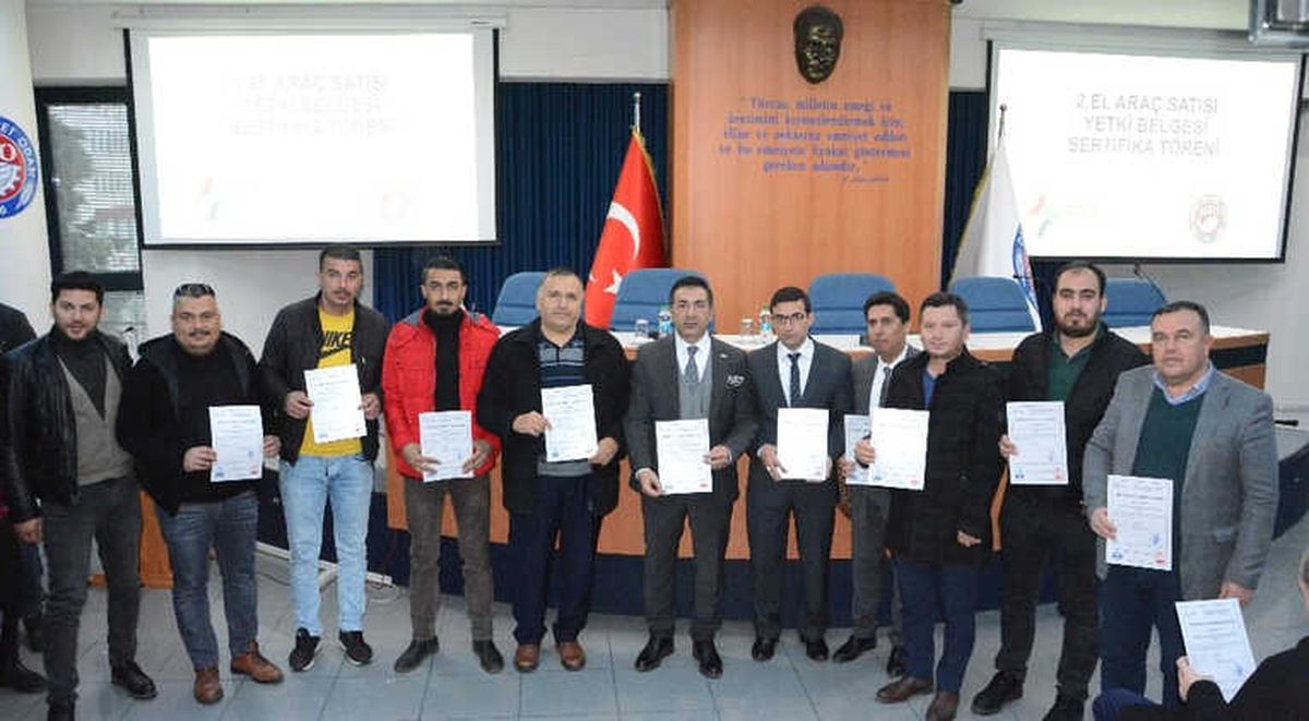 Dto'da 133 Üye Mesleki Yeterlilik Belgesini Aldı