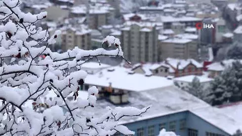 Kar Yağışı Kartpostallık Görüntüler Oluşturdu, 41 Köy Yolu Ulaşıma Kapandı Kar Yağışı Kartpostallık Görüntüler Oluşturdu, 41 Köy Yolu Ulaşıma Kapandı