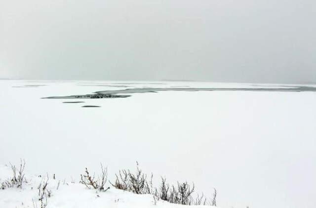 Ardahan'da Aktaş Gölü Dondu