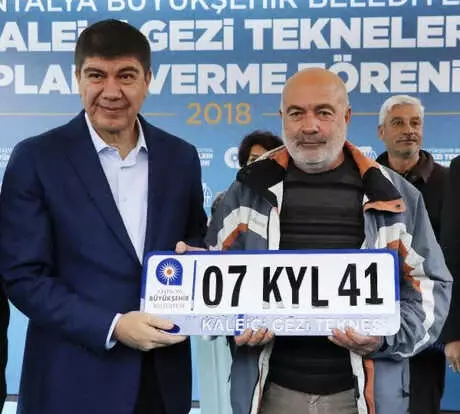 Antalya'da Tur Tekneleri Plakayla Tescillendi