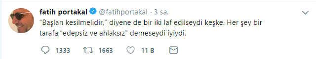 Fatih Portakal'dan Kendisine 'Edepsiz' Diyen Cumhurbaşkanı Erdoğan'a Yanıt Geldi