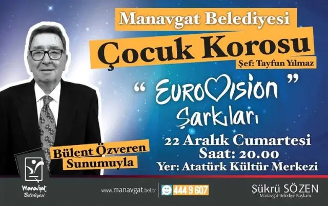 Manavgat Belediyesi'nden Eurovision Şarkıları Konseri