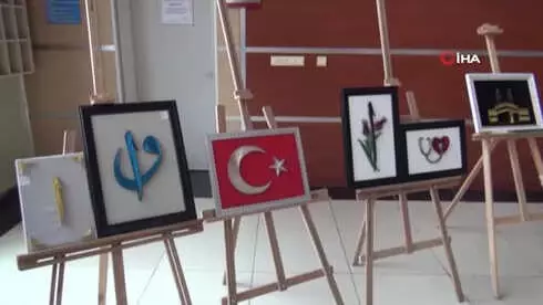 Cizre'de Toplum Ruh Sağlığı Merkezi'nde Hastalar Sergi Açtı Cizre'de Toplum Ruh Sağlığı Merkezi'nde Hastalar Sergi Açtı