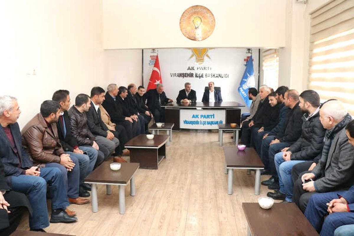 Viranşehir'de Parti Teşkilatı ile Buluştu