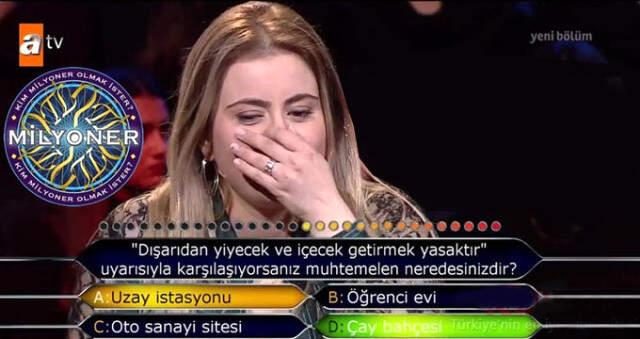 Milyoner'de Yarışmacı Elendiği sualle Pes Dedirtti