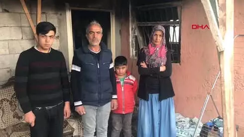 Ağrı Yangında Kocasını Alevlerin Arasından Çıkardı