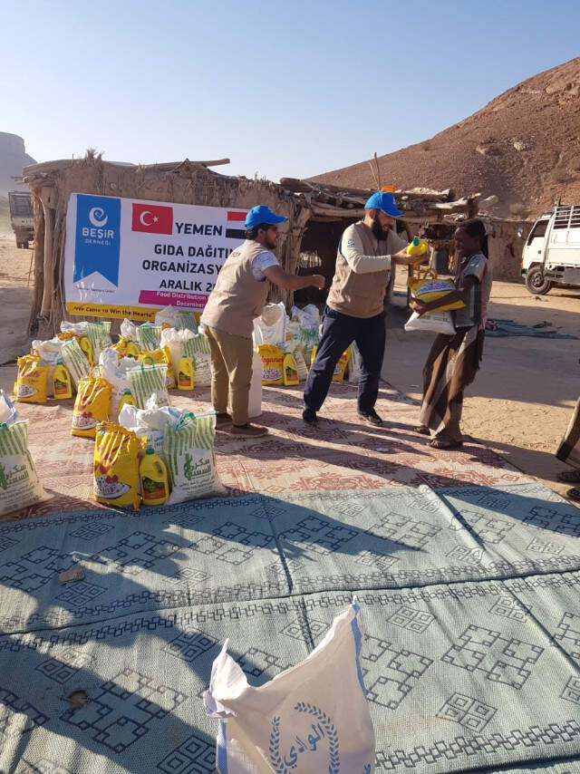 Yemen'in Acılarını Beşir Derneği Sarıyor