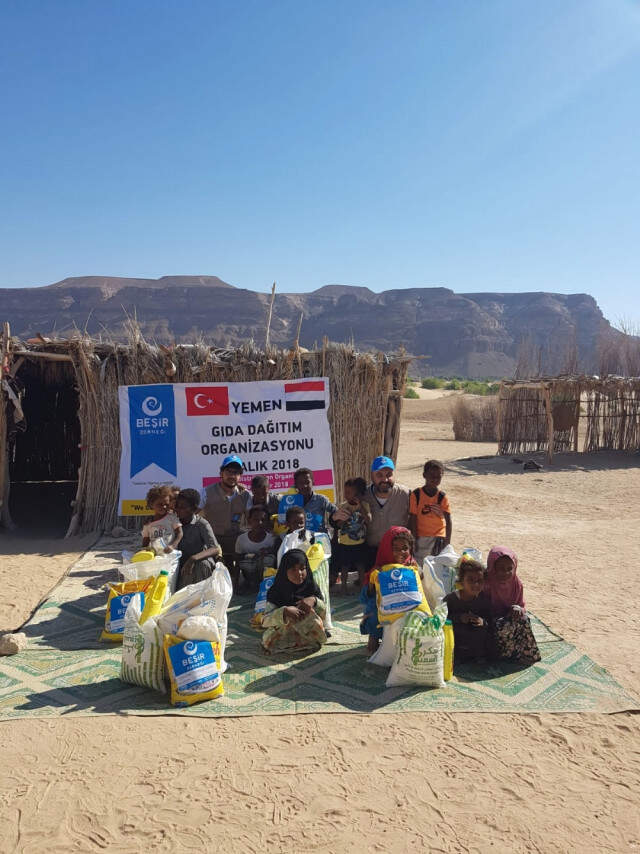 Yemen'in Acılarını Beşir Derneği Sarıyor