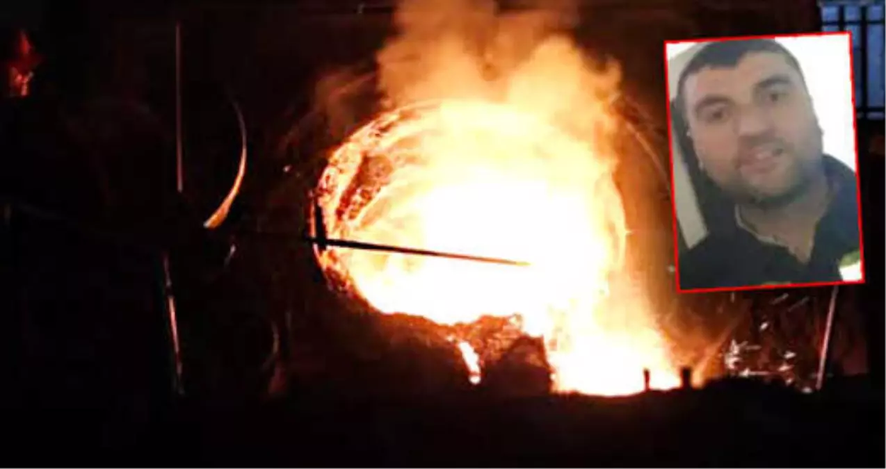 Bin 600 Derecelik Çelik Eritme Kazanına Atlayan İşçinin Görüntüleri Ortaya Çıktı