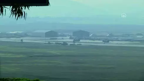 AA: ABD askerlerinin Suriyeden çekilirken kullanması beklenen hava üssünde hareketlilik gözlendi 73
