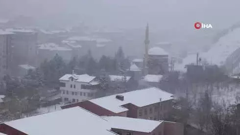 Gümüşhane'de Kar Yağışı Kartpostallık Görüntüler Oluşturdu, İl Merkezinde Kar Kalınlığı 10... Gümüşhane'de Kar Yağışı Kartpostallık Görüntüler Oluşturdu, İl Merkezinde Kar Kalınlığı 10...