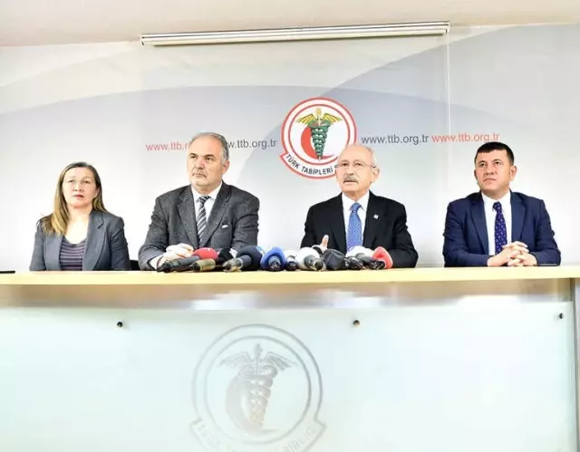 Kılıçdaroğlu'ndan Ttb'ye Destek Ziyareti