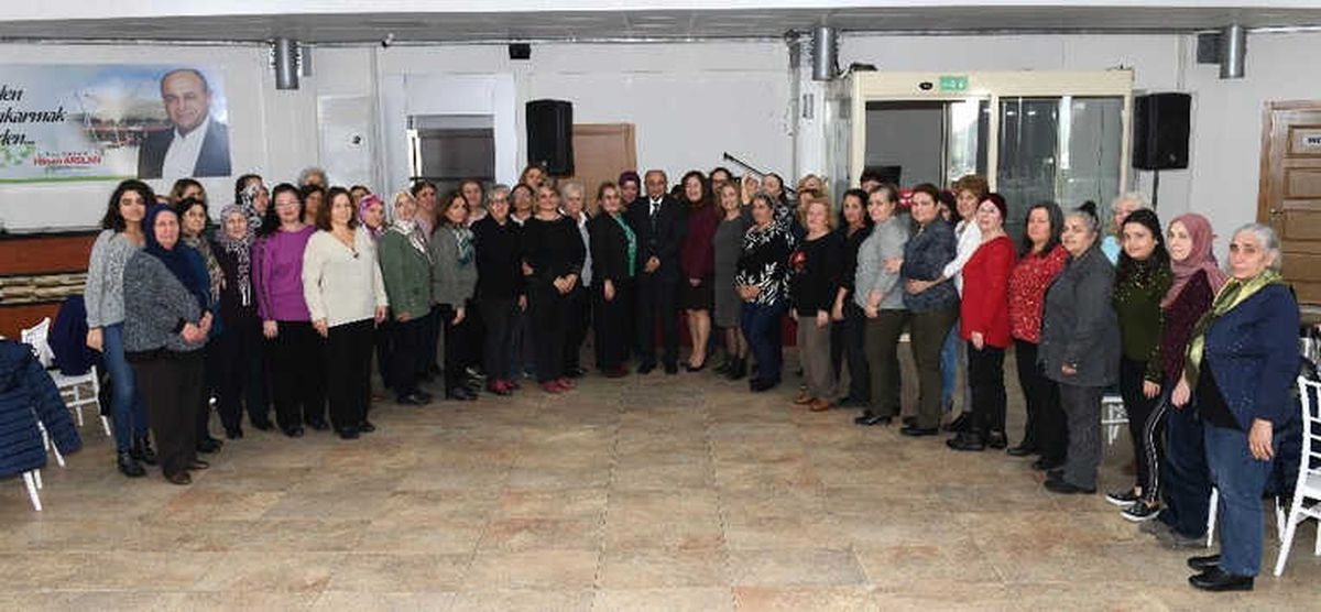 Başkan Arslan, Dikiş-nakış Kursiyerleriyle Buluştu