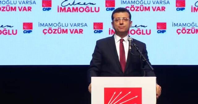 CHP'nin İstanbul Adayı Ekrem İmamoğlu: İstanbul Ankara'dan Yönetilemez