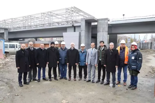 Kağithane'de Metro Çalışmaları Tamamlanmak Üzere Kağithane'de Metro Çalışmaları Tamamlanmak Üzere