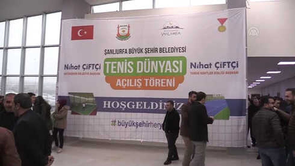 Şanlıurfa'da Tenis Tesisi Açıldı