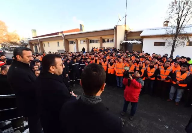 Ankara Büyükşehir Belediyesi Genel Sekreteri Tuzcuoğlu'ndan Personele Ziyaret