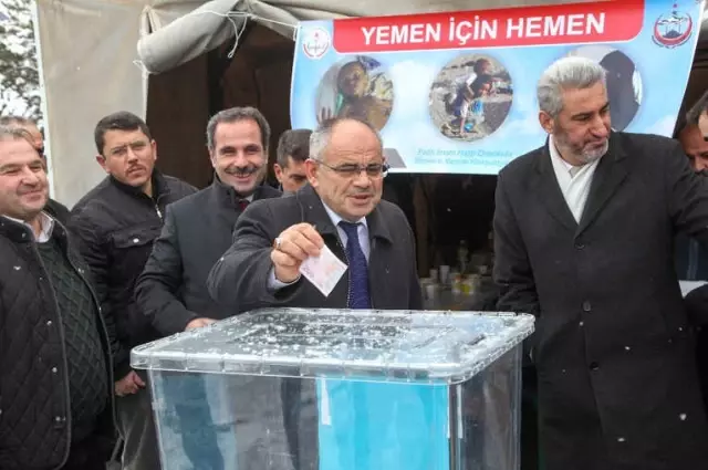 Yahyalı'da Yemen İçin Kermes Düzenlendi