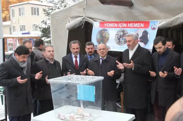 Yahyalı'da Yemen İçin Kermes Düzenlendi