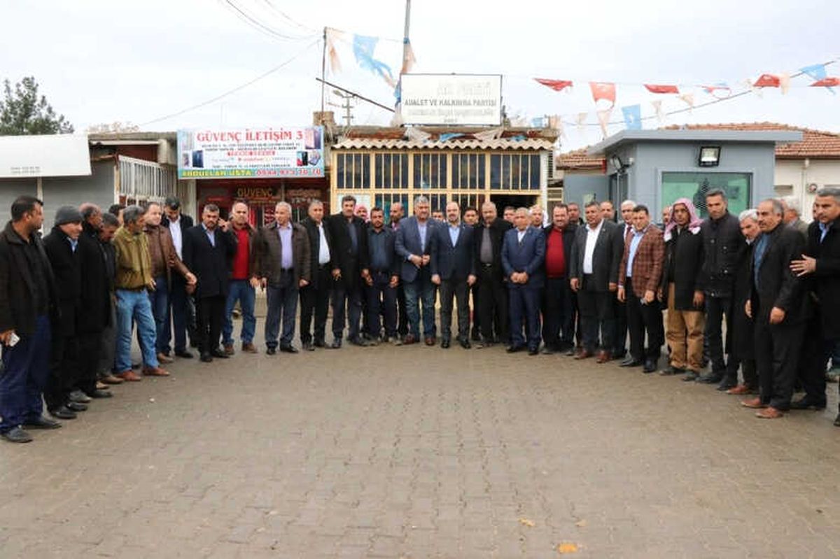 Çiftçi, Harran'da Parti Teşkilatı ve Esnafla Bir Araya Geldi