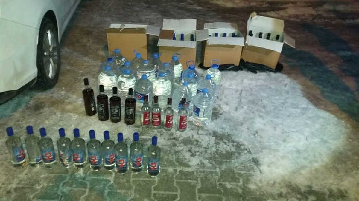Damacanada Sahte İçki Ele Geçirildi