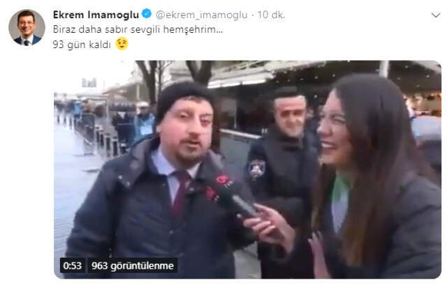 CHP'nin İstanbul Adayı Ekrem İmamoğlu, '5 Yıldır Metrobüste Oturamayan Adam'la Buluştu