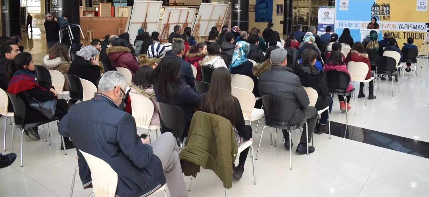 Çocuklar Resimle, Gençler Kompozisyonla Kente Saygıyı Anlattılar