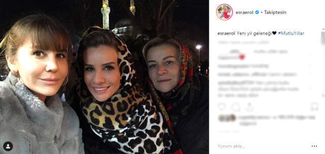 Esra Erol Yeni Yıl Geleneğini Bozmadı