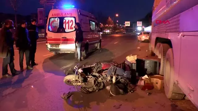 İstanbul- Şişli'de Motosiklet Kazası 1 Yaralı - Haber