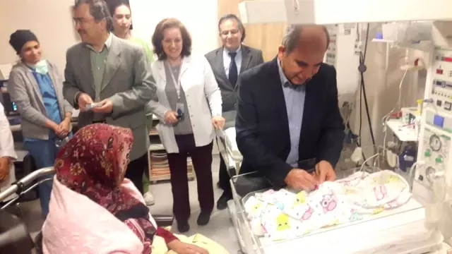 Konya'da 2019'un İlk Bebeği Dünyaya Geldi
