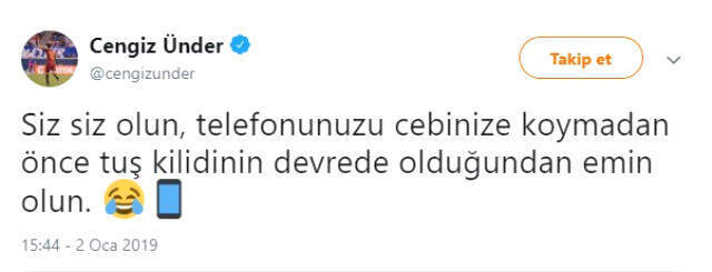 Milli Oyuncu Cengiz Ünder, Sosyal Medya Hesabından Yanlışlıkla Seçim Haberi Paylaştı
