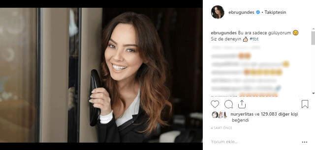 Hamilelik Dedikoduları Ardından Ebru Gündeş'ten Manidar Fotoğraf!