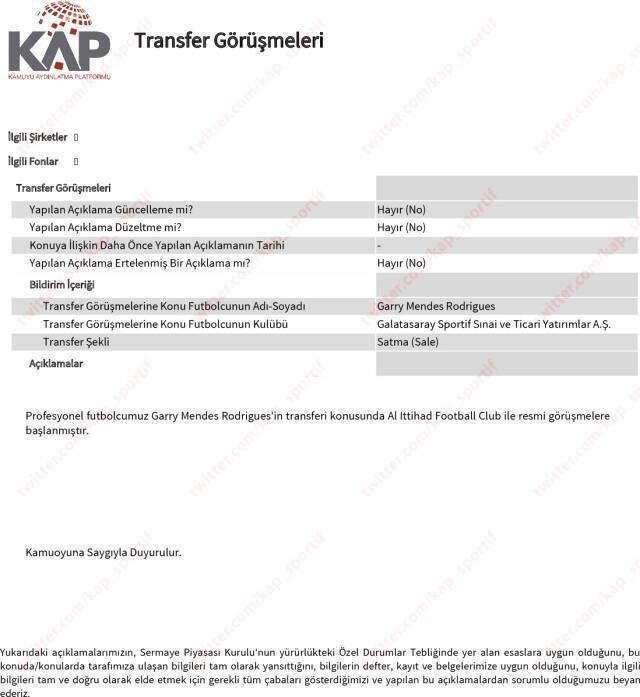 Son Dakika! Galatasaray, Garry Rodrigues Transferini Resmen Açıkladı!