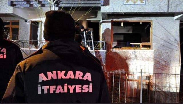 Ankara'da 2'si Polis, 5 Kişinin Yaralandığı doğal Gaz Patlaması Sonrası olay Yerinden İlk Görüntüler Geldi