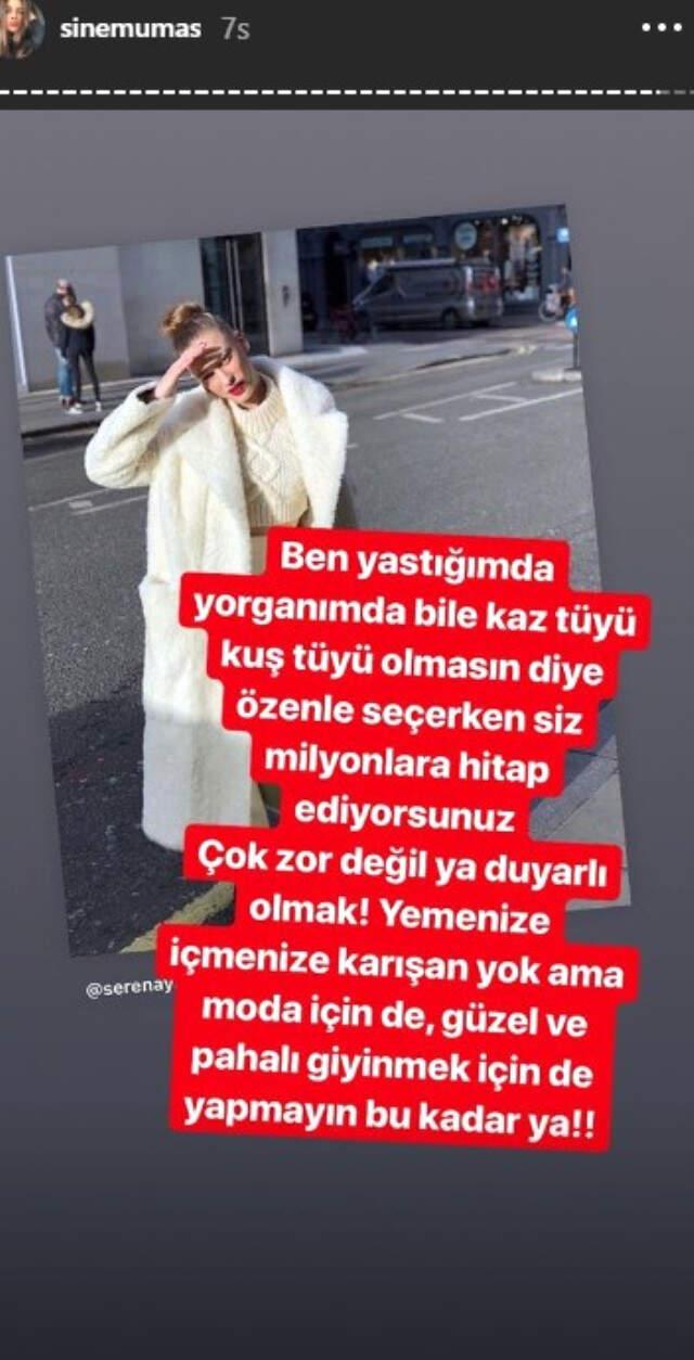 Eski Gelin Adayı Sinem Umaş, Kürk Giyen Serenay Sarıkaya'ya Ateş Püskürdü