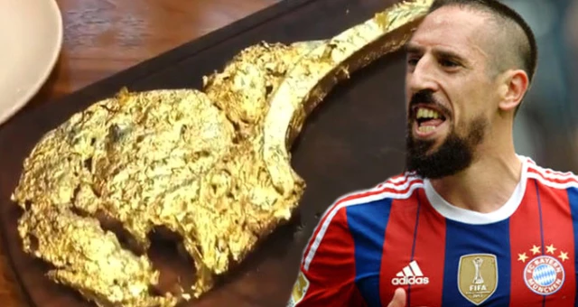 Fransız Futbolcu Ribery, Nusret'in Hazırladığı Altın Kaplama Ete 7 Bin