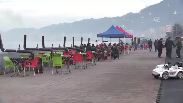 Sahilde Kurulan Sobalar Kaldırıldı Sahilde Kurulan Sobalar Kaldırıldı