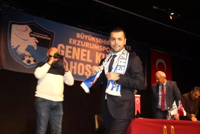 B.b. Erzurumspor'un Yeni Başkanı Hüseyin Üneş Oldu
