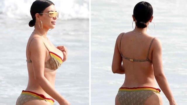 Kıvrımlı Vücut Hatlarıyla Ünlenen Kim Kardashian'ın Sırrı Ortaya Çıktı