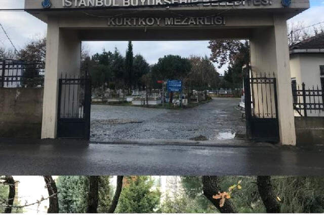 Pendik'teki Mezarlıkta Ukrayna Zanlısından Geriye Kalan İzler