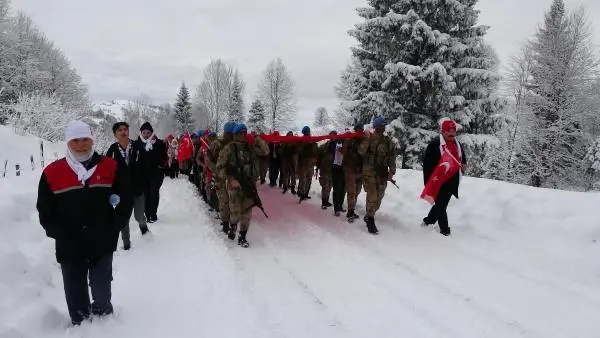 Trabzon'da Sis Dağı'nda Sarıkamış Şehitleri Anıldı Trabzon'da Sis Dağı'nda Sarıkamış Şehitleri Anıldı