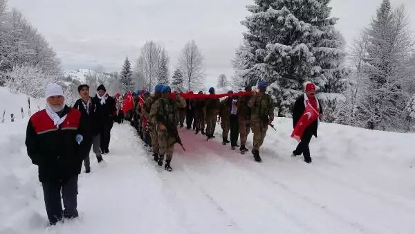 Trabzon'da Sis Dağı'nda Sarıkamış Şehitleri Anıldı Trabzon'da Sis Dağı'nda Sarıkamış Şehitleri Anıldı