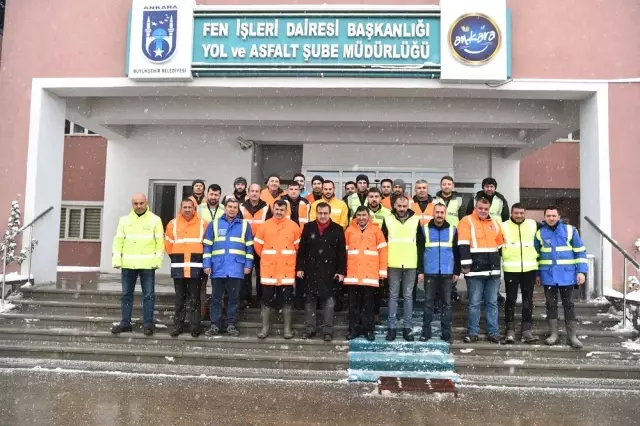 Büyükşehir Belediyesi Genel Sekreteri'nden Karla Mücadele Denetimi