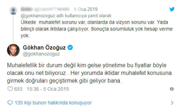Elektrik Zammına Tepki Gösteren Gökhan Özoğuz: Muhalefetlik Bir Durum Değil